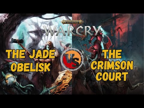 Warcry Battle Report | The Jade Obelisk vs The Crimson Court | S1E1