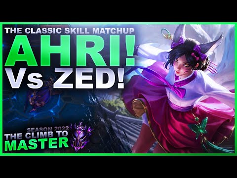 LEAGUES CLASSIC SKILL MATCHUP... AHRI Vs ZED! - Climb to Master | League of Legends
