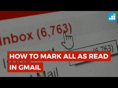 Gmail how to mark all as read - YouTube