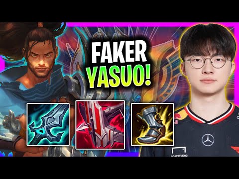FAKER PLAYS HIS ICONIC YASUO! | T1 Faker Plays Yasuo Mid vs Ryze!  Season 2025