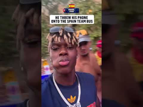 Nico Williams helped this fan get the video of a lifetime