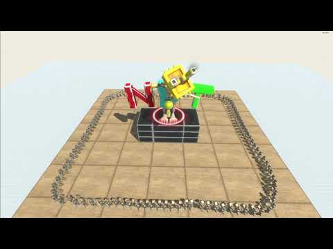 100 Thor Hammers vs All Giant Units ♦ Animal Revolt Battle Simulator ♦