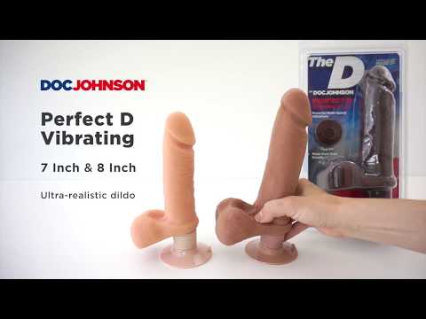 Видео Вибратор-реалистик The D Perfect D Vibrating 7