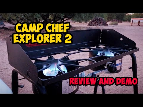 #campchef #cooking  Camp Chef Explorer 2 Outdoor Propane Stove | Review and Demo