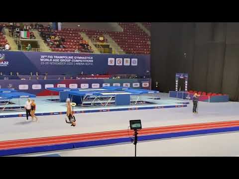 AUS A Kachan pass 4 Tumbling Women 11 12 Final R2 1st place 2022 World Age