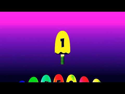 Learn Numbers with Colorful Balls Ice Cream - Number 1 - Sponsored By Gamavision Csupo Effects