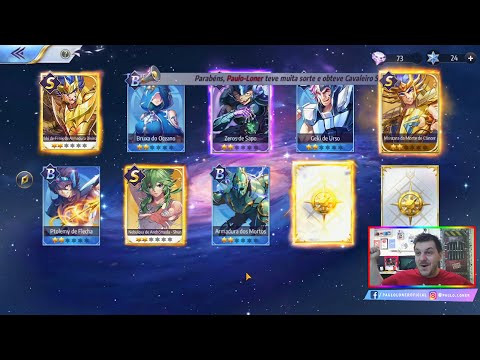 Invocações no HYPNOS com chuva de S (Saint Seiya Awakening)