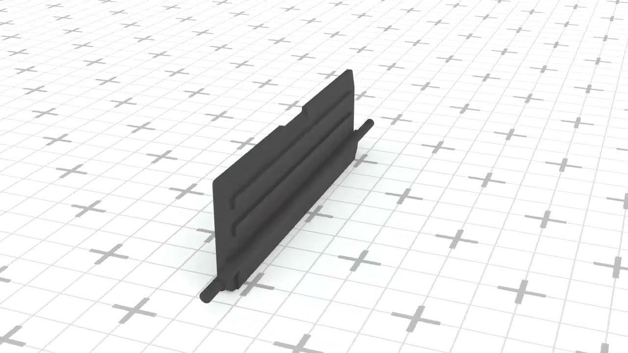 Roof Molding Luggage Rack Cover Cap A2126902882 3D Print Model