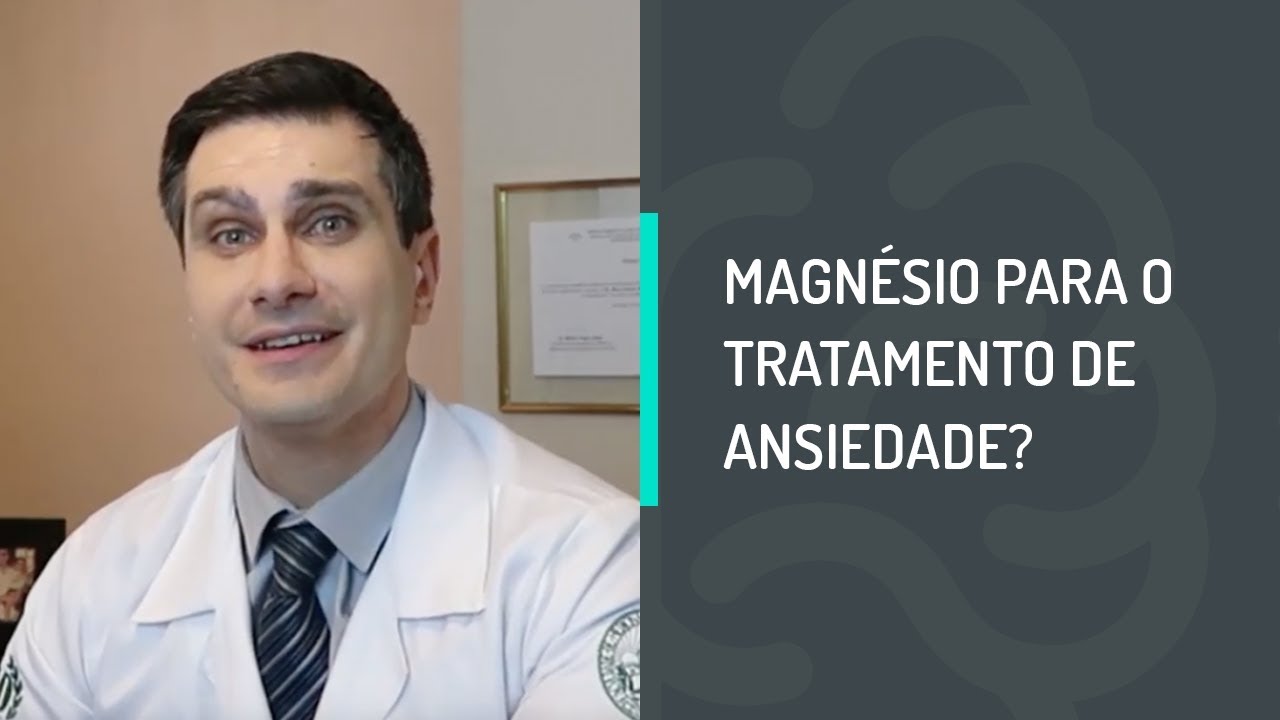 MAGNÉSIO PARA O TRATAMENTO DA ANSIEDADE