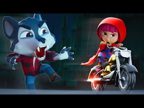 Grey Wolf & Little Red Riding Hood Lya-Lya | D Billions Kids Songs