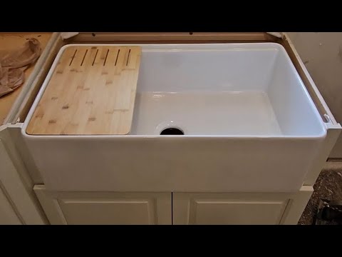How to install a Farmhouse Sink