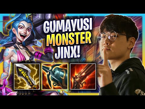 GUMAYUSI IS A MONSTER WITH JINX! - T1 Gumayusi Plays Jinx ADC vs Xayah! | Bootcamp 2023