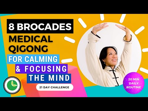8 Brocades Qigong for Calming & Focusing the Mind | 21-Day Challenge | Jan 22, 2023