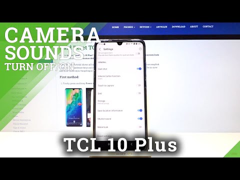 How to Manage Camera Shutter Sound in TCL 10 Plus – Find Camera Sound Options
