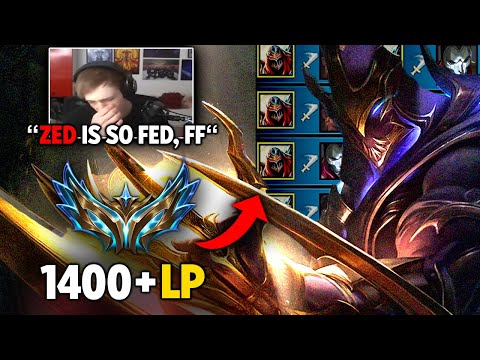 Rank 1 Zed BZ Taking Over Challenger *10.0 KDA*