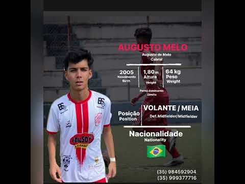 Dvd do atleta Augusto de Melo Cabral 