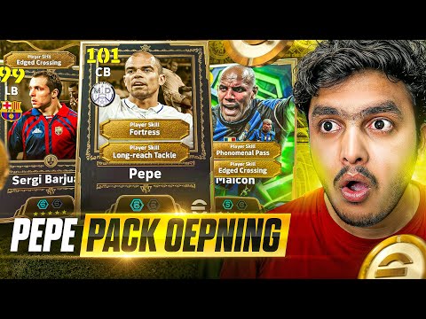 LEGEND PEPE IS HERE 😍 PACK OPENING WITH MAICON & SERGI BARJUAN | efootball mobile 26