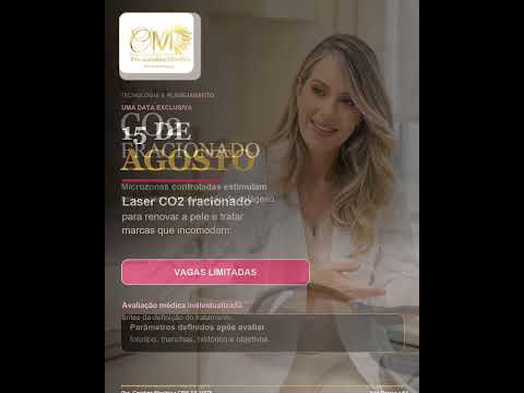 Dra Caroline Minchio Laser Day 15 Agosto Laser CO2 em São Mateus ES