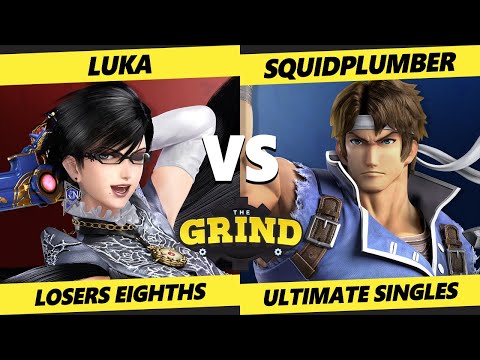 The Grind 174 Losers Top 8 - Luka (Bayonetta) Vs. Squidplumber (Richter) Smash Ultimate - SSBU
