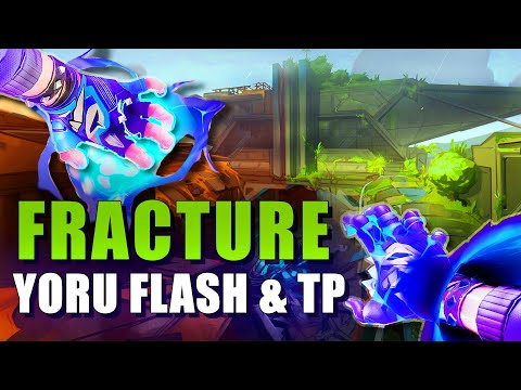 FRACTURE YORU FLASH & TP LINEUPS VALORANT GUIDE