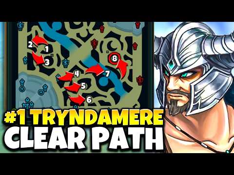 How to snowball every game with Tryndamere jungle (FOLLOW THIS CLEAR PATH)