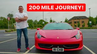 How USABLE is a Ferrari 458? LONG DISTANCE DRIVE TEST! (You won’t believe this was an issue…)