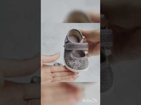 Тапочки, текстильная обувь Waldi на лепучке для девочки гибкие стелька кожаная с супинатором Размеры: 18 - фото 1 - id-p2305583030