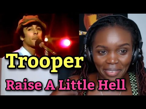 African Girl First Time Hearing Trooper - Raise A Little Hell