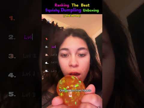Ranking The Best Squishy Dumpling Unboxing 🥟😭#funny#reaction #shortvideo #fyp #usa#shorts