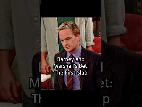 Barney and Marshall's Bet: The First Slap#shortvideos #shorts #comedy #foryou