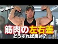 【筋肉】初心者のうちから左右差は直したほうが良い!?筋肉のアンバランスについて解説します!