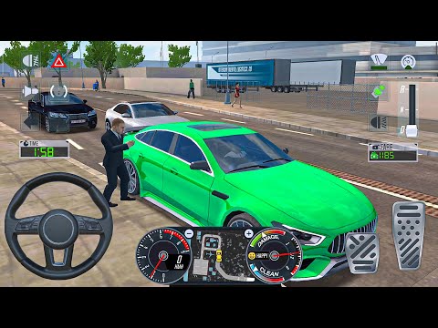 Realistic City Cab Driving 3D: City Luxury Taxi simulator 2025 - car game android gameplay