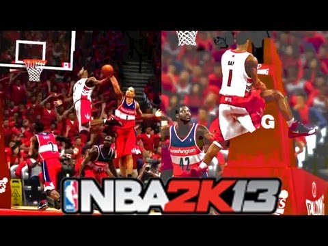 NBA 2K13 MyCareer Playoffs: Craziest Dunks You'll See | It Has to Be The Shoes!