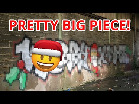 Merry Christmas RAW Graffiti Special - Big Silver in a Abandoned Building