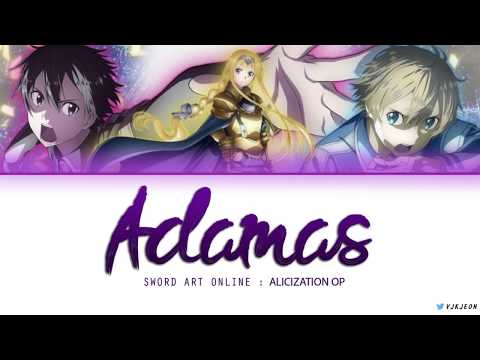Sword Art Online: Alicization Opening - 'ADAMAS' by LiSA Lyrics Video [Kan/Rom/Eng]