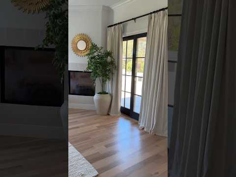 Custom Amazon linen curtains. I chose the off white, pinch pleat with blackout lining☺️ #amazonhome