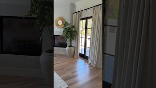 Custom Amazon linen curtains. I chose the off white, pinch pleat with blackout lining☺️ #amazonhome