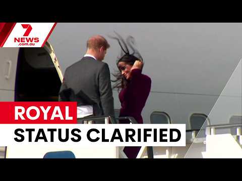 King Charles clarifies Harry and Meghan's royal status | 7NEWS