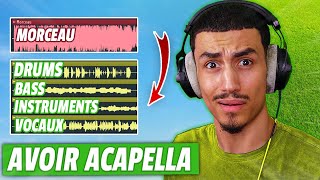 COMMENT AVOIR L'ACAPELLA ET LES INSTRUMENTS D'UNE MUSIQUE SUR FL STUDIO AVEC L'IA - TUTO COMPLET FR
