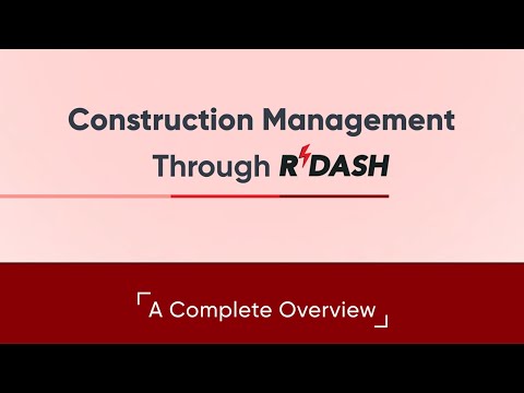 RDash Indepth Demo for Interiors & Construction Companies
