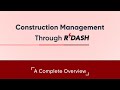 RDash Indepth Demo for Interiors & Construction Companies
