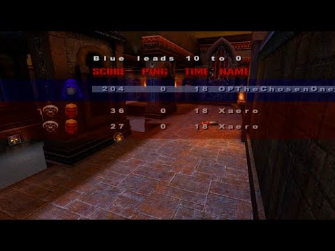 Quake 3 Arena | CTF #3 | Me vs 2 Nightmare! Xaero | 10-0