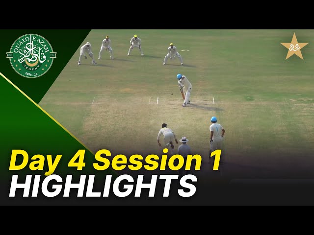 1st Session Highlights | Peshawar Region vs Abbottabad Region | Day 4 | QeAT 2025/26 | M2P1S