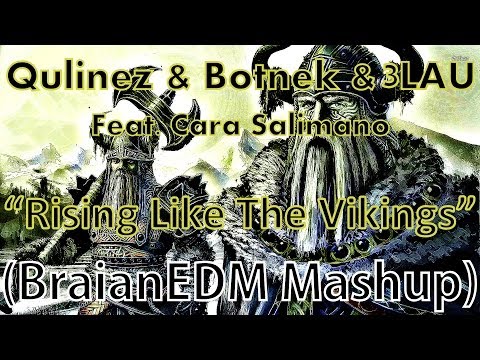 Qulinez & Botnek & 3LAU Feat. Cara Salimando - Rising Like The Vikings (BraianEDM Mashup)
