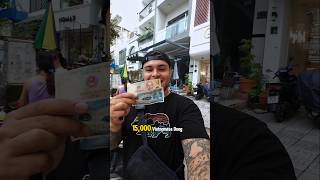 Vietnam is so cheap this cost 60 cents  #food #streetfood #travel #shorts #vietnam #viralshorts