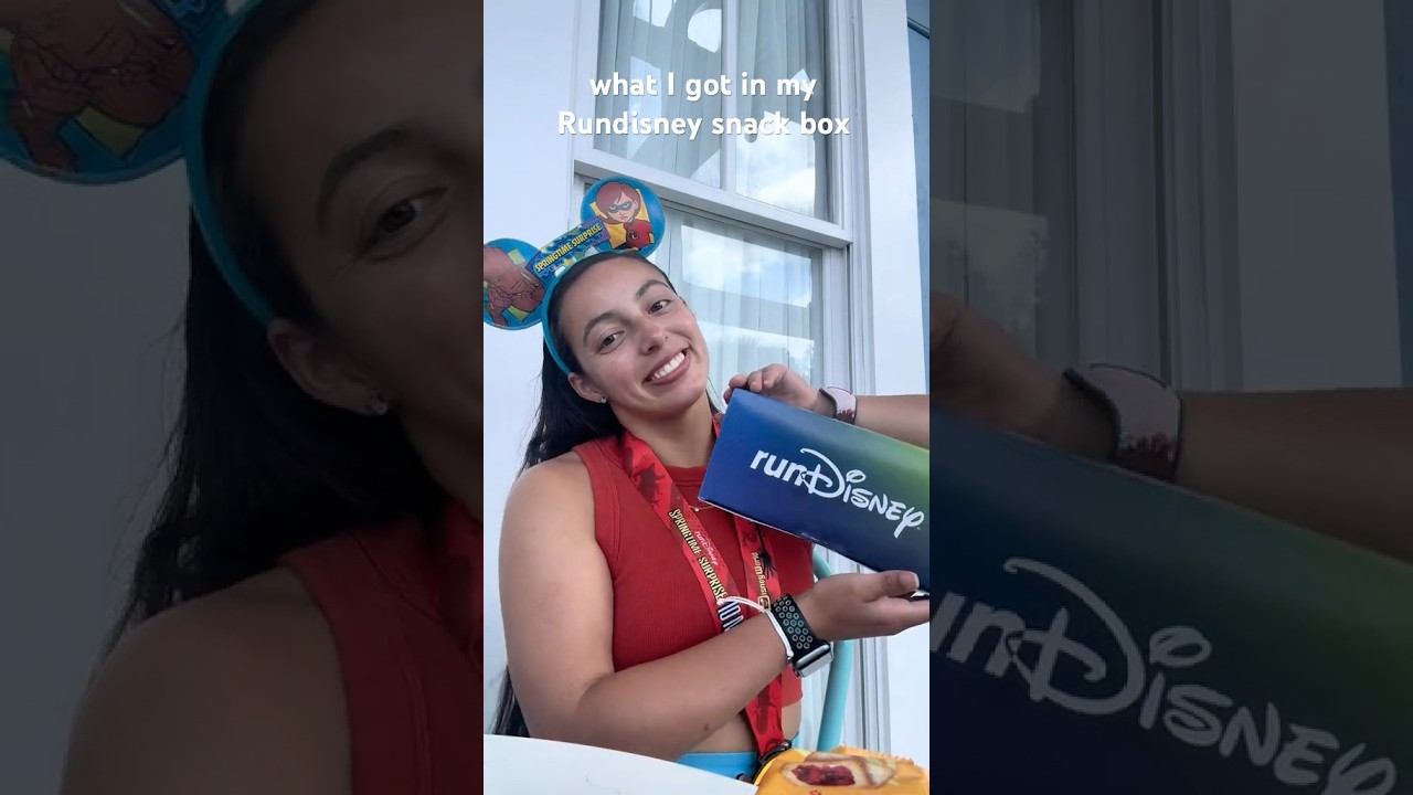 Rundisney snack box post race #rundisney#disneyworld