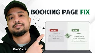 How I Improved a Barber’s Booking Page Copy with ChatGPT (About Section Before & After)