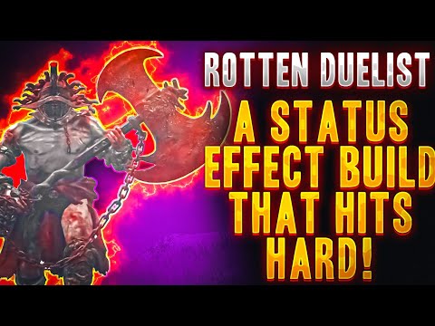The Rotten Duelist: A ROT STRENGTH BUILD that HITS HARD! (Elden Ring Patch 1.09.1) 🪓 😮