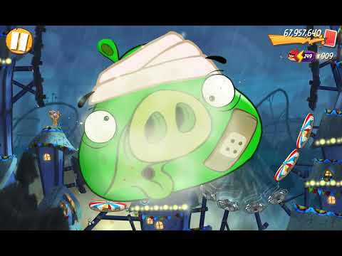 Unlock Levels 577-580 Boss King Pig Angry Birds 2 Pig City The Pig Apple Part 24 Final