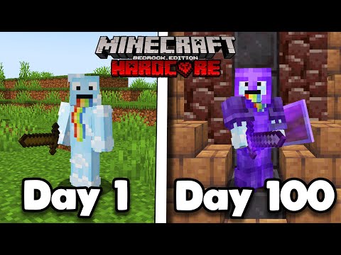 100 Days In Minecraft Bedrock Hardcore
